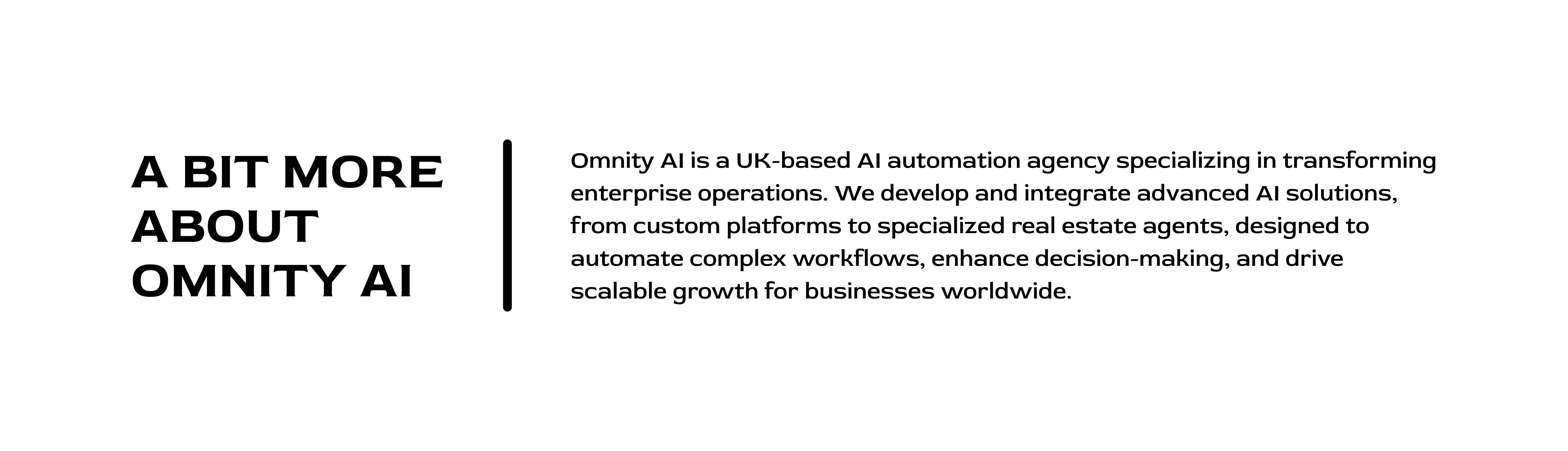 A Bit More About Omnity AI...